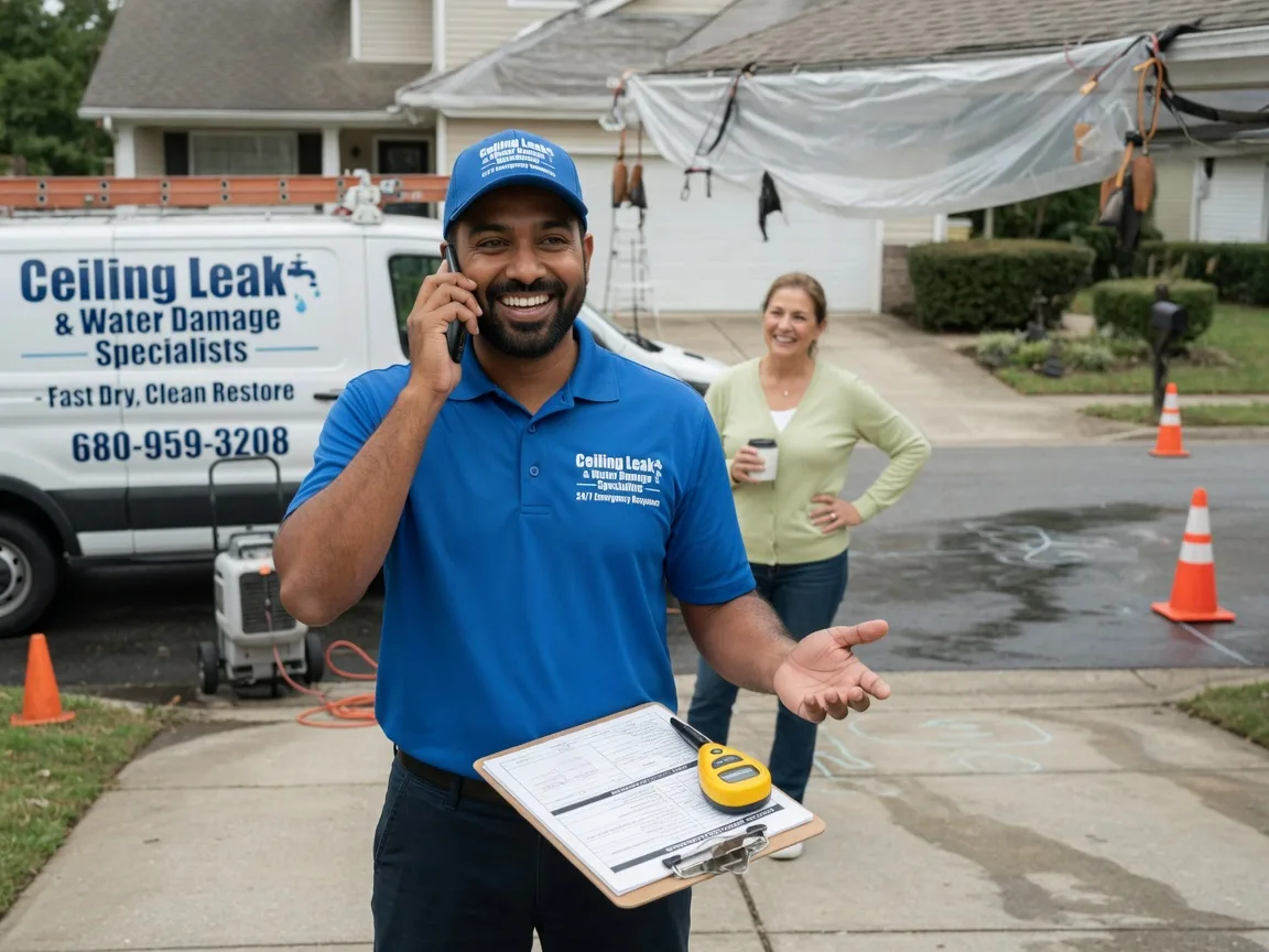 Ceiling Leak Cleanup Hillsdale, WY FAQs